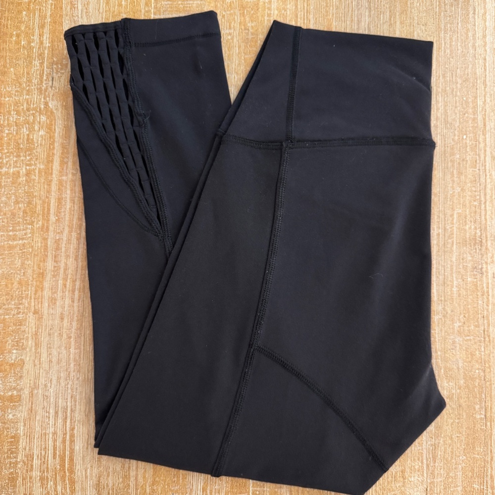 Lululemon Cropped Braided Yoga Pants